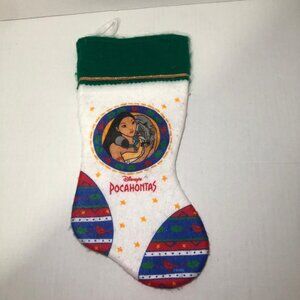 Disney Pocahontas Christmas Stocking Felt Vintage
